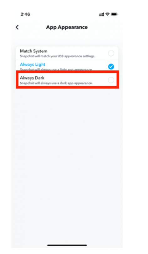 Snapchat Night Dark Mode 2023  Quick Guide  iOS   Android  - 4