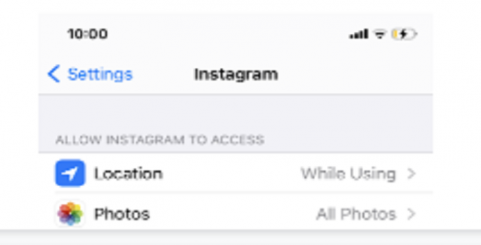 To enable permission for Instagram on iOS, here's what to do.