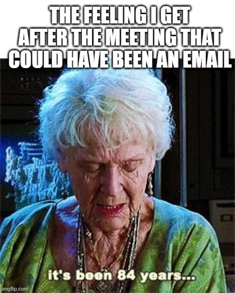 this meeting could have been an email memes 26