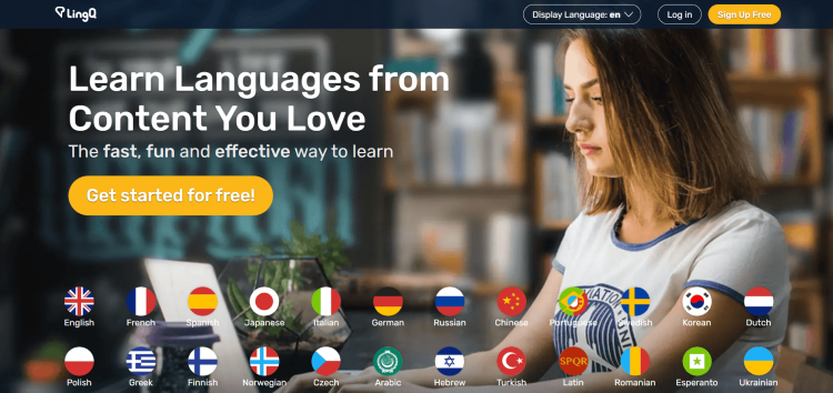 Learn languages online.Free online courses.