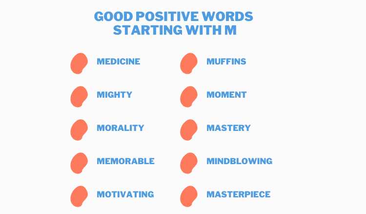 Good Positive Words That Start With M