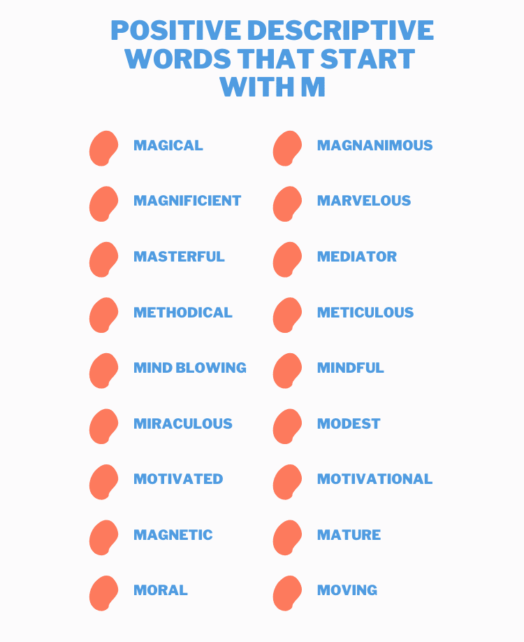 Positive Words That Start With M to Describe a Person