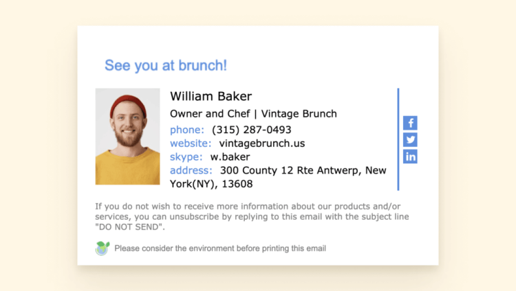  Best  Email Signature Examples 2023 - 51