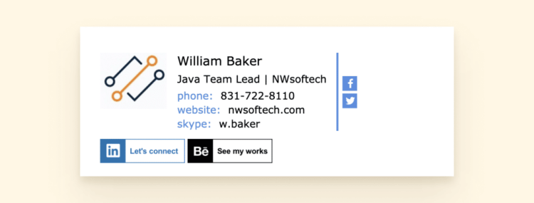  Best  Email Signature Examples 2023 - 35