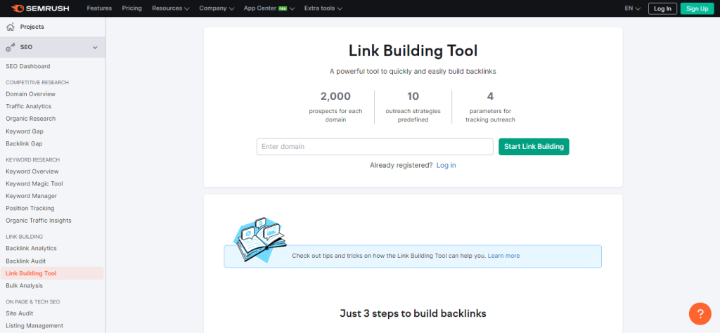 Link Building Tool