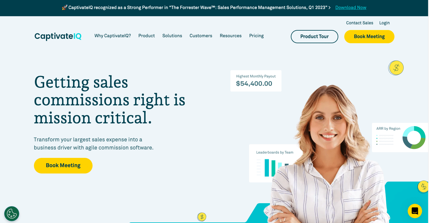 CaptivateIQ Sales Compensation Software
