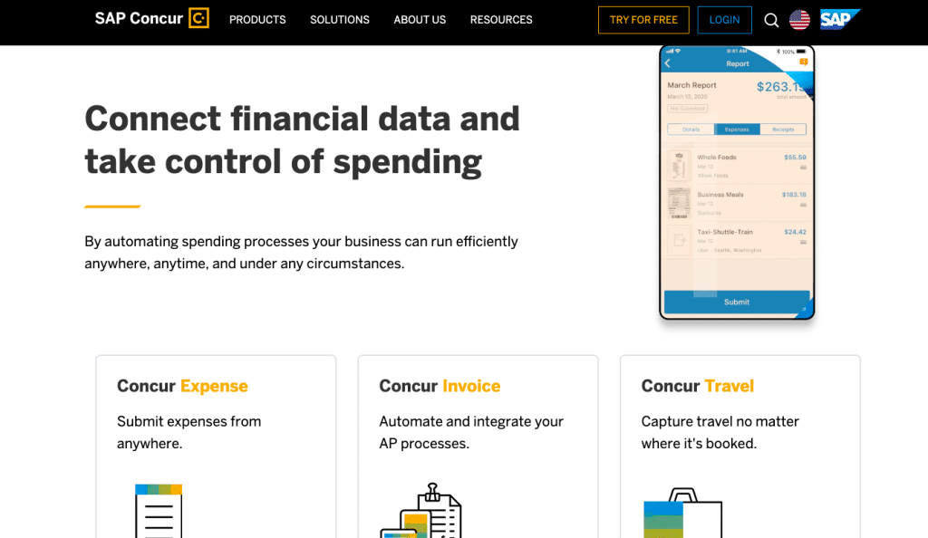 The 6 Best Account Payable Automation Software For 2024   SAP Concur 1024x594 