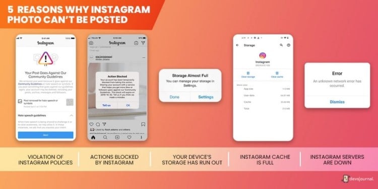How to Fix the ‘Instagram Photo Can't be Posted’ Issue