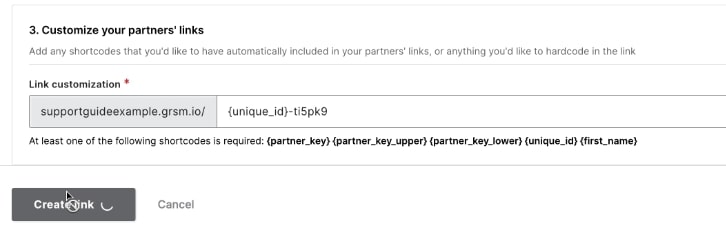 Custom Links in PartnerStack
