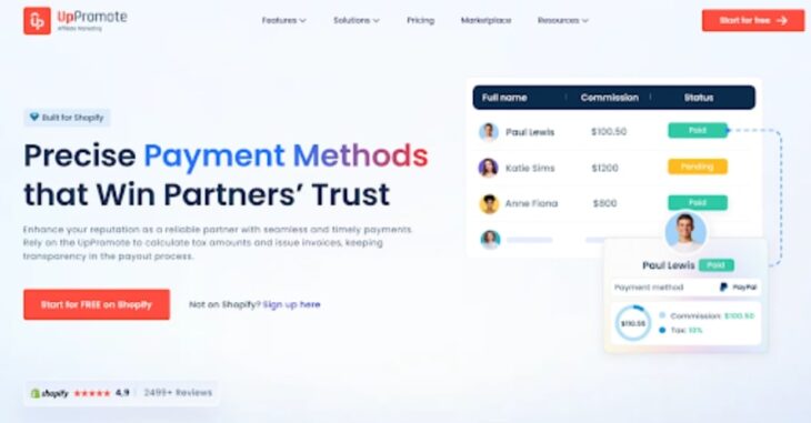Top UpPromote Features