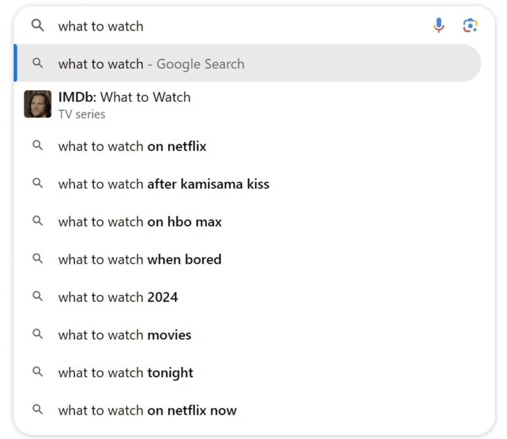 Question What to Watch