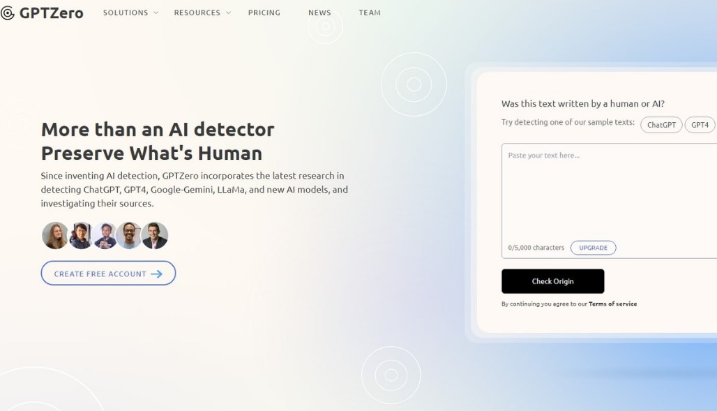 Best AI detector tools 2024