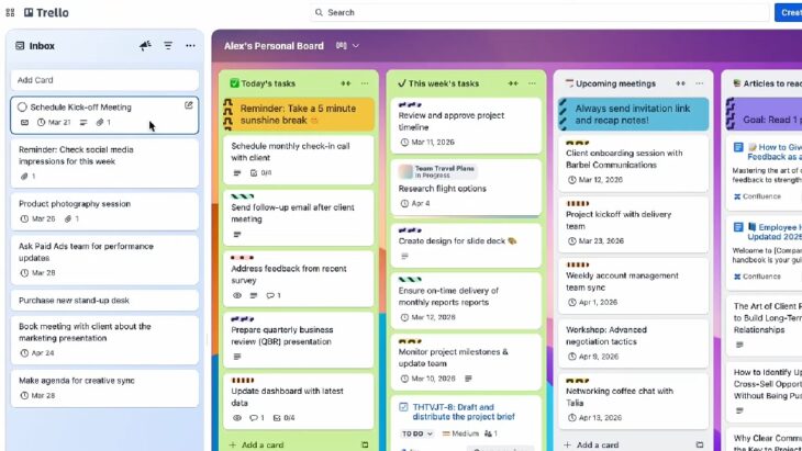 A colorful productivity tool interface popular among remote entrepreneurs