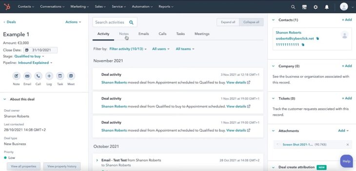 A customer relationship tool often used by entrepreneurs to manage deals