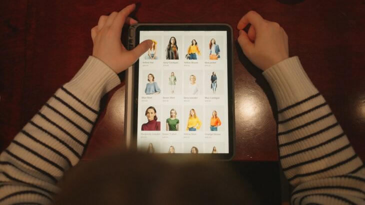 Retail automation enabling personalized product selection on a tablet interface