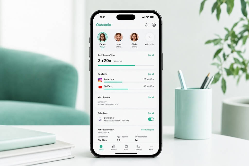 Qustodio App for Parental Control